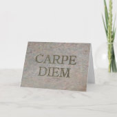 Carpe Diem Stone kaart (Voorkant)