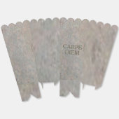 Carpe Diem Stone popcorn dozen zakken Bedankdoosjes (Ongevouwen)