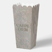 Carpe Diem Stone popcorn dozen zakken Bedankdoosjes (Voorkant)