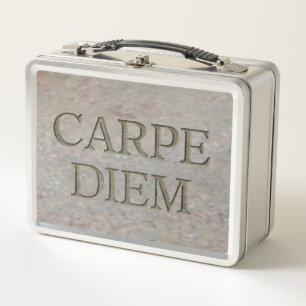 Carpe Diem Stone roestvrij lunchbox