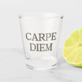 Carpe Diem Stone shot glas (Voorkant)