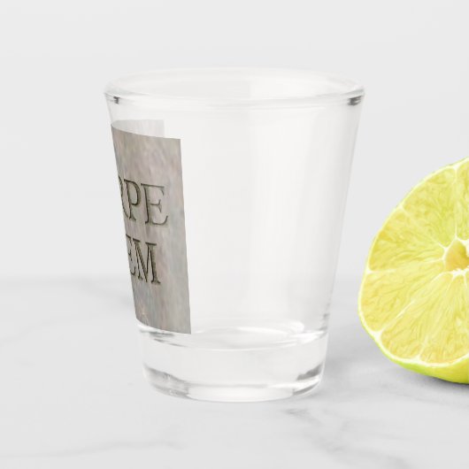 Carpe Diem Stone shot glas (Rechts)