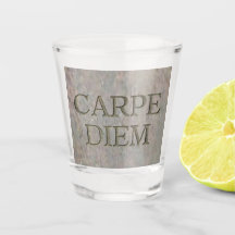 Carpe Diem Stone shot glas