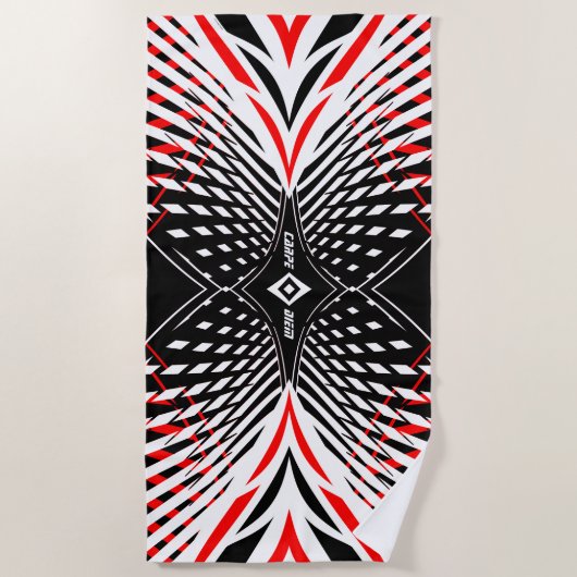 Carpe Diem Strandlaken (Voorkant)