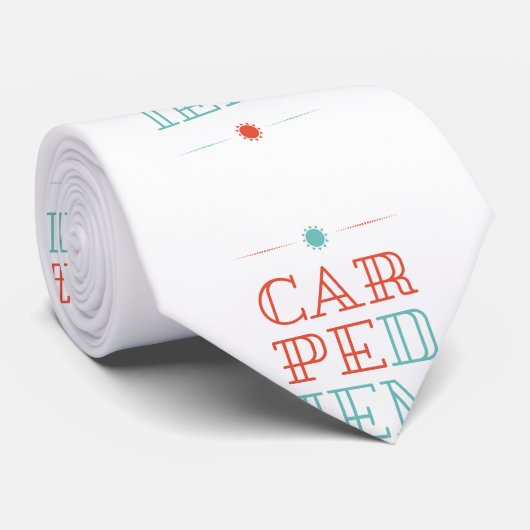 Carpe Diem Stropdas (Opgerold)