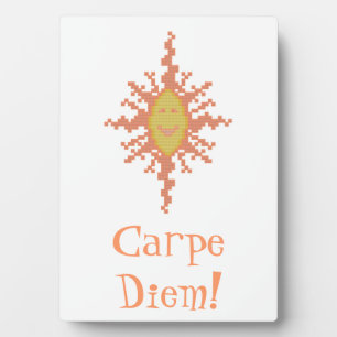 Carpe Diem! Sunburst Fotoplaat