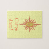 Carpe diem. Sunburst Puzzle Legpuzzel (Horizontaal)
