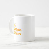 Carpe Diem Sunrise Premium Koffiemok (Voorkant links)