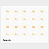 Carpe Diem Sunrise Premium Ronde Sticker (Vel)