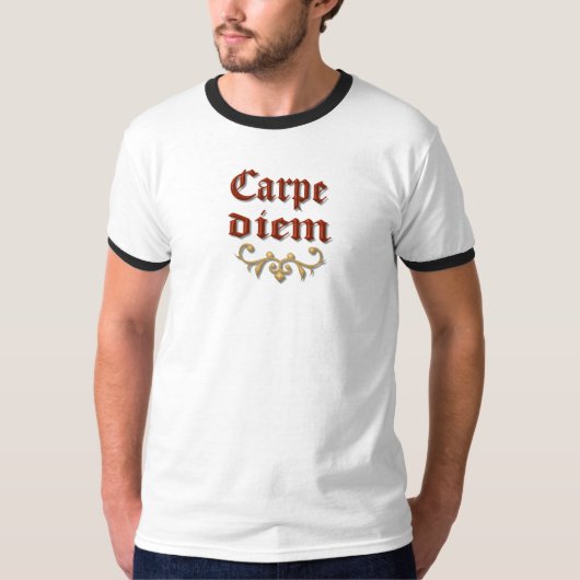 Carpe diem t-shirt (Voorkant)