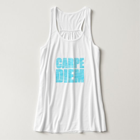 Carpe Diem Tanktop (Design voorkant)