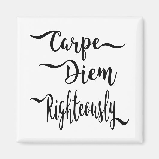 Carpe Diem terecht magneet (Voorkant)