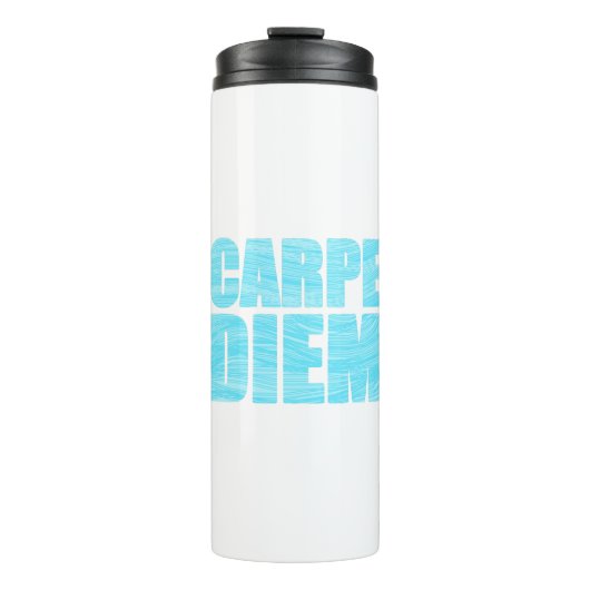 Carpe Diem Thermal Tumbler Thermosbeker (Voorkant)