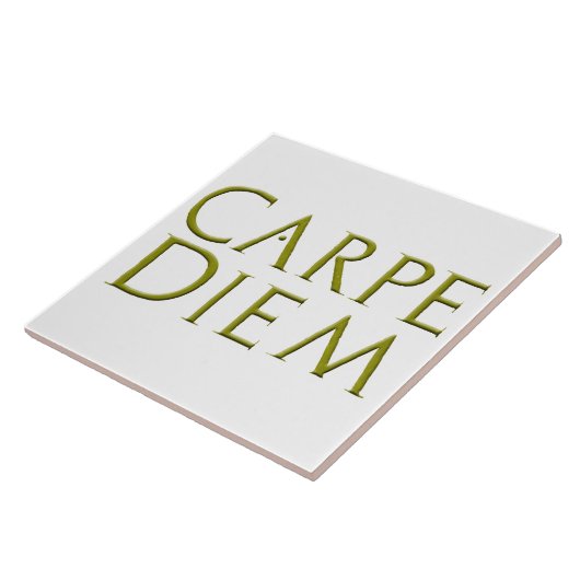 Carpe Diem Tile Tegeltje (Zijkant)