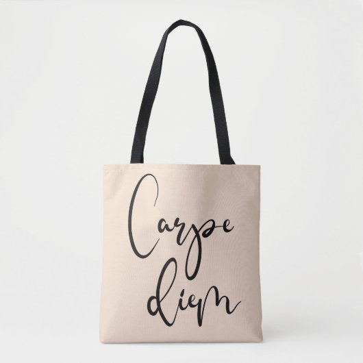 Carpe Diem Tote Bag (Voorkant)