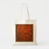 Carpe Diem' Tote Bag (Voorkant)