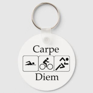 Carpe Diem Triathilon Sleutelhanger