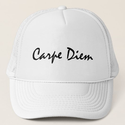 Carpe diem trucker pet (Voorkant)