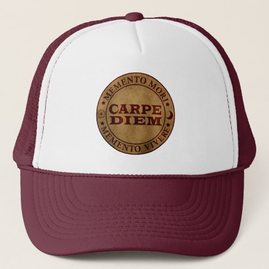 Carpe diem trucker pet (Voorkant)