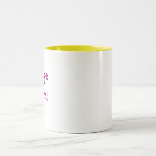 Carpe Diem! Tweekleurige Koffiemok (Center)