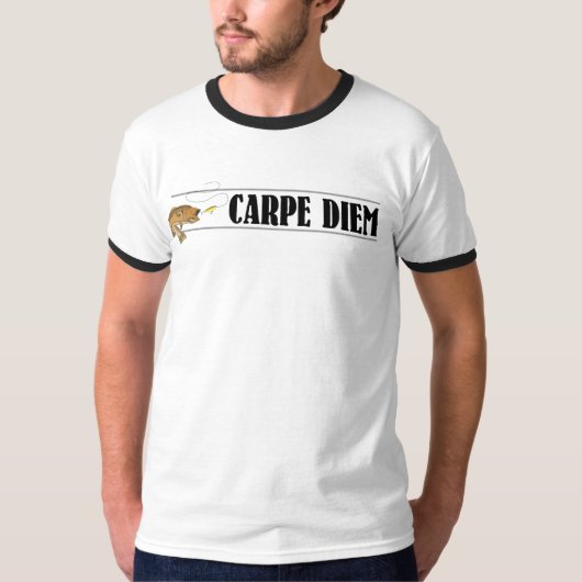 Carpe Diem Vist T-shirts (Voorkant)