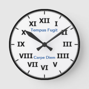 Carpe Diem Wall klok