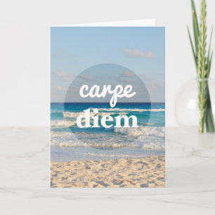 Carpe Diem Wenskaart Kaart