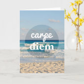 Carpe Diem Wenskaart Kaart (Gele Bloem)