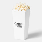 Carpe Diem witte popcorndozen Bedankdoosjes (Popped)