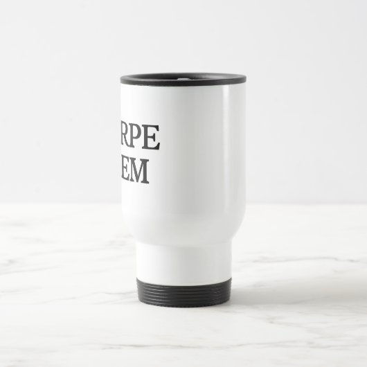 Carpe Diem witte reismok Reisbeker (Center)