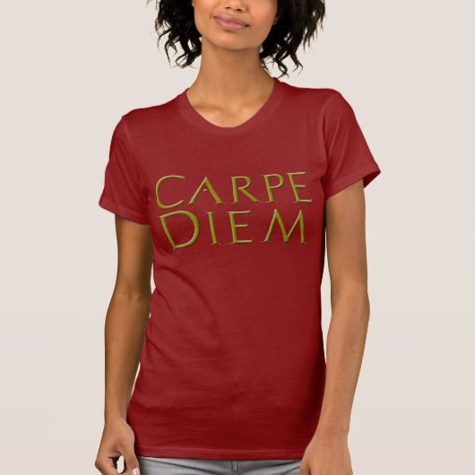 Carpe Diem Woman T-Shirt (Voorkant)