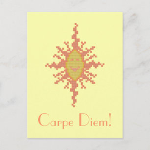 Carpe Diem! Zonneburst Briefkaart