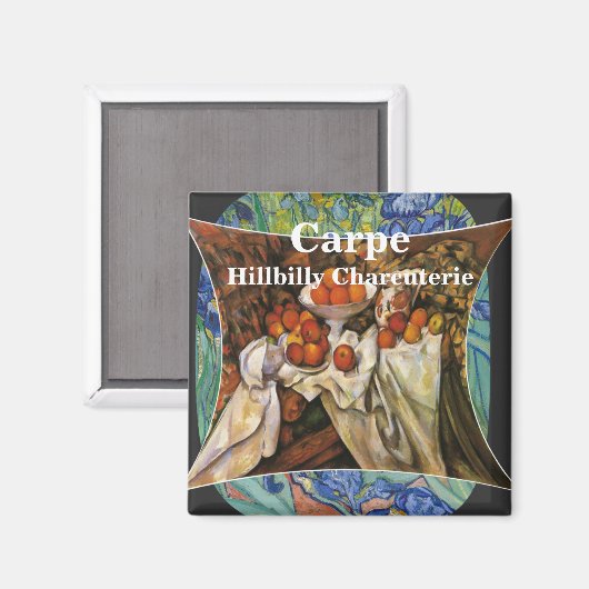 Carpe Hillbilly Charcuterie Cold Cuts Pate T-Shirt Magneet (Voorkant / Achterkant)