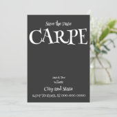 CARPE KAART (Staand voorkant)