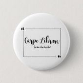 Carpe Librum Ronde Button 5,7 Cm (Voorkant)