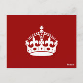 Carpe Noctem. Briefkaart (Achterkant)