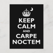 Carpe Noctem. Briefkaart (Voorkant)