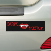 Carpe Noctem Bumpersticker (Op auto)