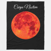Carpe Noctem Large Fleece Blanket (Voorkant)