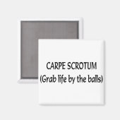 Carpe Scrotum Magneet (Voorkant / Achterkant)