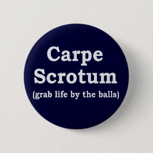 Carpe Scrotum Ronde Button 5,7 Cm