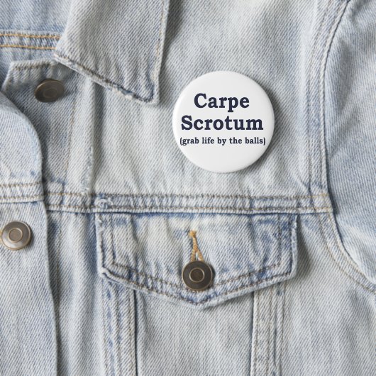 Carpe Scrotum Ronde Button 5,7 Cm (In situ)