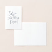 Carpe That Effing Diem | Zilver Folie Kaarten (Display)