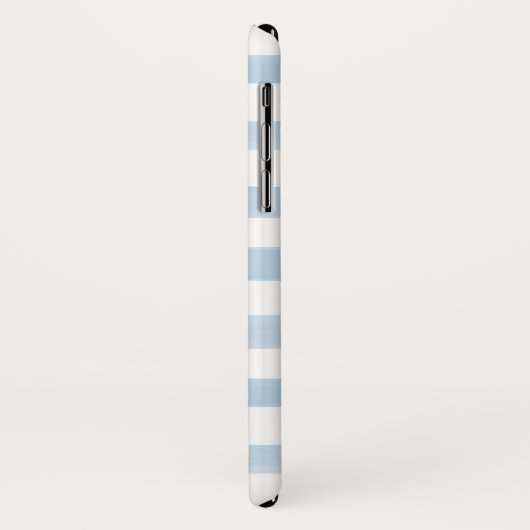 Carpe the fing Diem Blue Stripe Pattern Case-Mate iPhone Case (Achterkant/links)