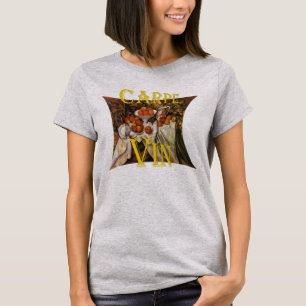 Carpe Vin Vino Wijn Zinfandel Tiki Bar Enoteca T-shirt