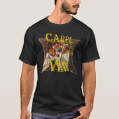 Carpe Vin Vino Wine Zinfandel Tiki Bar Enoteca T-shirt (Voorkant)