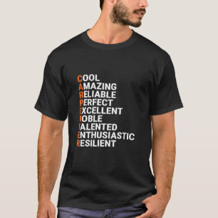 Carpenter Acronym Cool Carpentry T-shirt