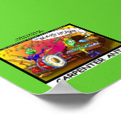 Carpenter Ants Funny Gifts Canvas afdrukken Poster (Hoek)