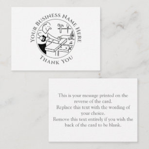 Carpenter Bedankt voor je briefkaart