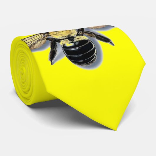 Carpenter-bee BZZ Stropdas (Opgerold)